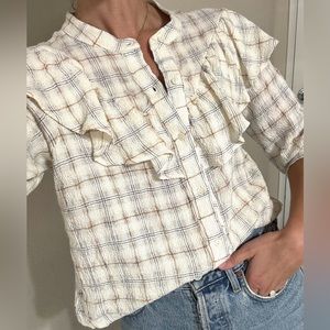 Zara Button Up Blouse